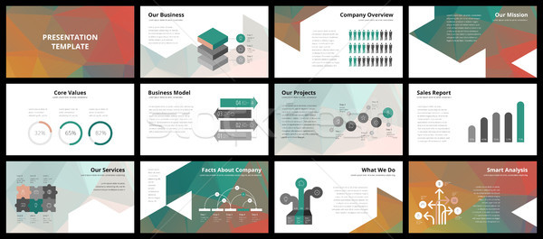 Business Presentation Templates Vector Illustration C Ildogesto Stockfresh