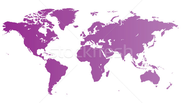 Violeta mapa del mundo alto calidad mapa mundo Foto stock © ildogesto