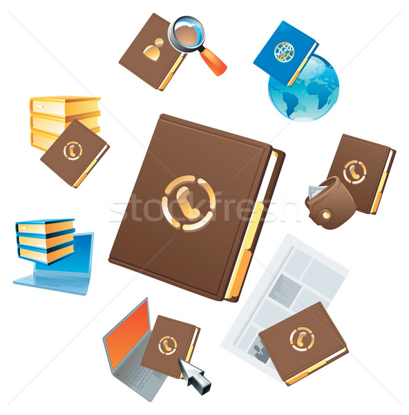 Concepts for personnel and directory Stock photo © ildogesto