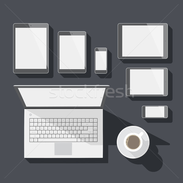 Corporate identity mock-up Stock photo © ildogesto