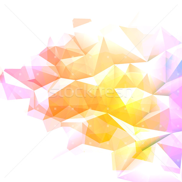 Geometric abstract low poly background Stock photo © ildogesto