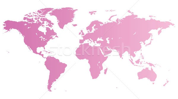 Pink World map Stock photo © ildogesto