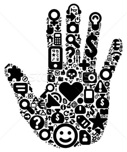 Concept of human hand Stock photo © ildogesto