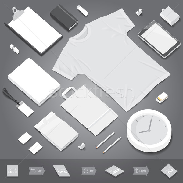 Corporate identity stationery mockup Stock photo © ildogesto