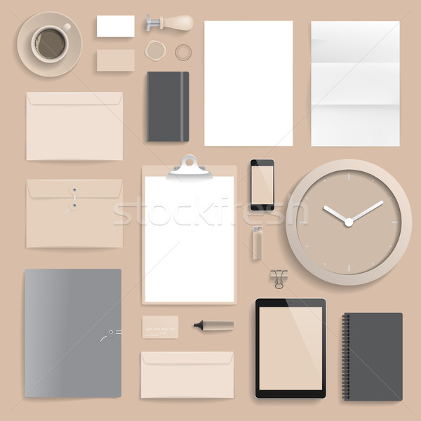 Corporate identity template Stock photo © ildogesto