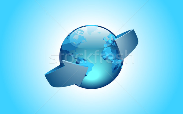 地球 箭頭 業務 抽象 設計 背景 商業照片 © ildogesto