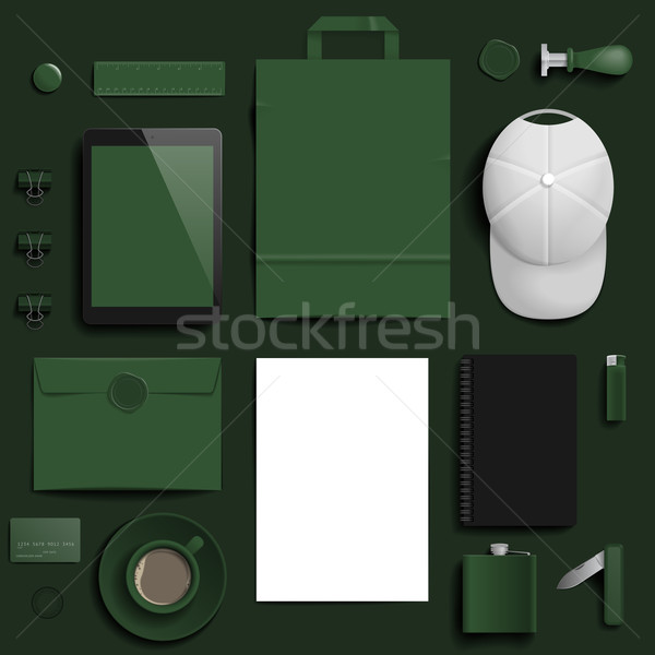 Corporate identity template Stock photo © ildogesto