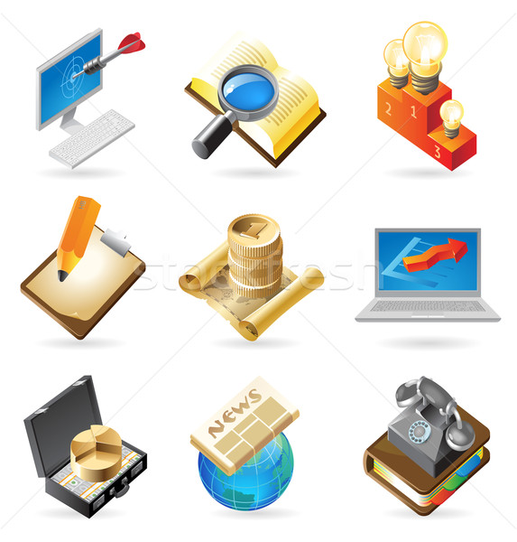 Icon concepts for business Stock photo © ildogesto