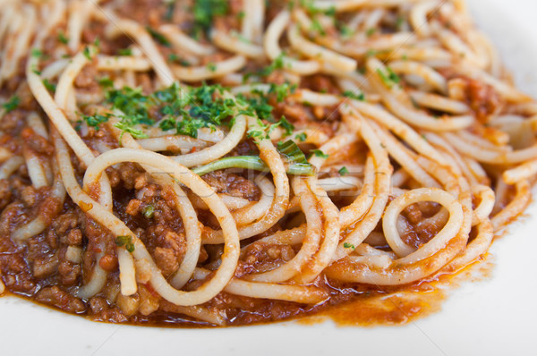 Italian meat sauce noodles  Stock photo © ilolab