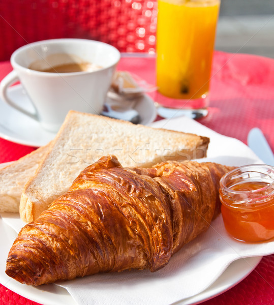 coffee and croissants Stock photo © ilolab