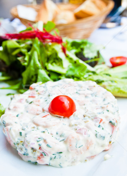 Fresh seafood salad Stock photo © ilolab