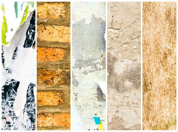 Besten Sammlung Wand Tapete Jahrgang antiken Stock foto © ilolab