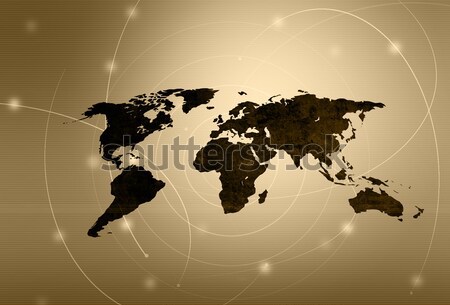 scratch vintage world map
 Stock photo © ilolab