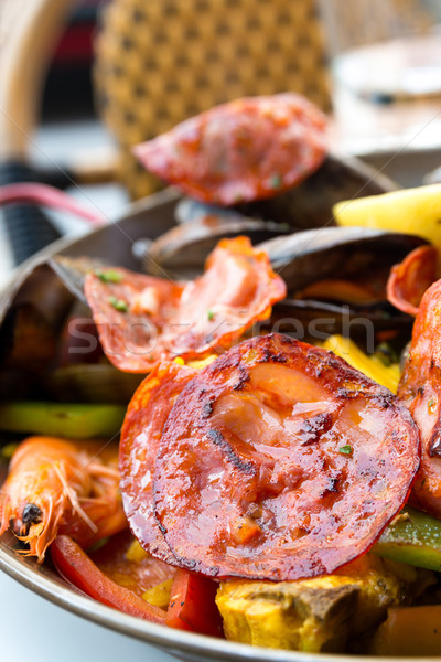 蝦 米 西班牙美食 食品 魚 商業照片 © ilolab