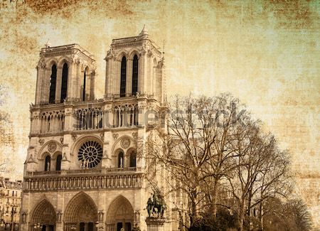 Notre Dame Cathedral in paris  Stock photo © ilolab