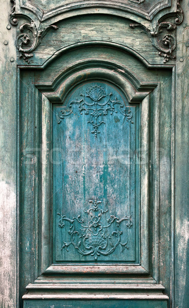 wooden door grunge textures and backgrounds. Stock photo © ilolab
