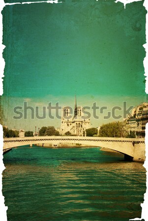 Piękna paryski ulic Paryż Francja przestrzeni Zdjęcia stock © ilolab