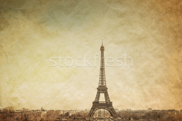 Retro Eiffel Tower Stock photo © ilolab