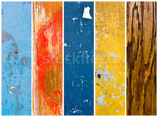 Besten Sammlung Wand abstrakten Design Retro Stock foto © ilolab