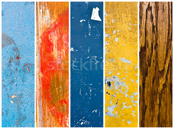 [[stock_photo]]: Meilleur · ensemble · mur · résumé · design · rétro