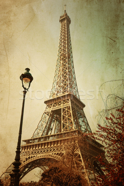 Retro Eiffel Tower Stock photo © ilolab