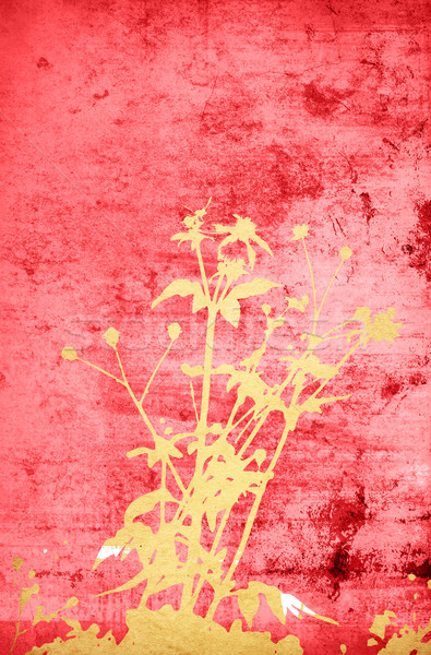 Blume abstrakten floral Stil Texturen Raum Stock foto © ilolab