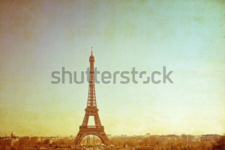 Retro Eiffel Tower  Stock photo © ilolab