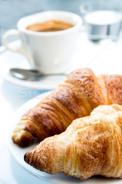 coffee and croissants Stock photo © ilolab