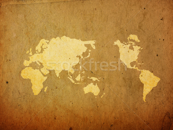 world map vintage artwork Stock photo © ilolab