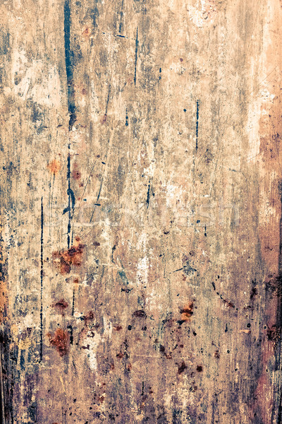 Vintage stained wooden wall Stock photo © ilolab