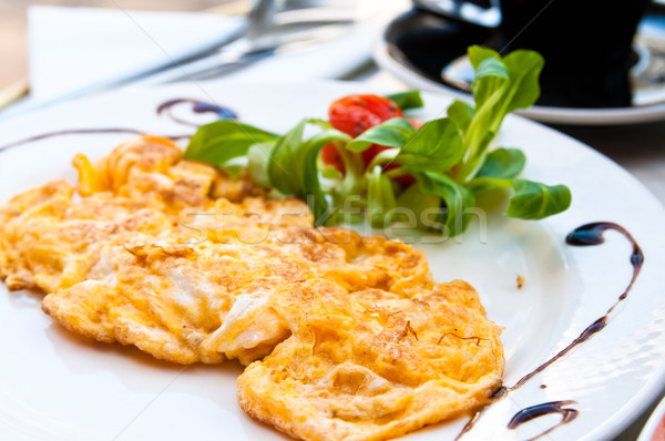 omelet with ham tomato  Stock photo © ilolab