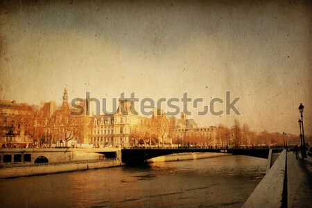 beautiful Parisian streets Stock photo © ilolab