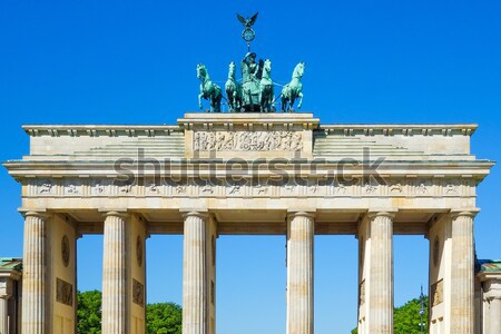 Brandenburg-famous landmark in Berlin Stock photo © ilolab