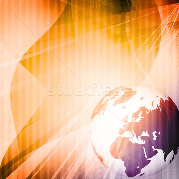 [[stock_photo]]: Europe · carte · technologie · style · résumé