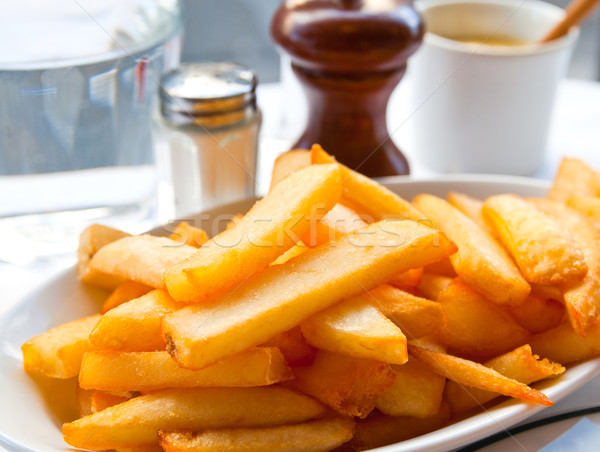 Or frites françaises pommes de terre prêt manger Photo stock © ilolab