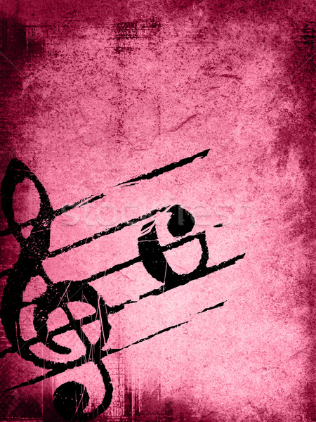 Grunge Melodie Texturen abstrakten Hintergrund Raum Stock foto © ilolab