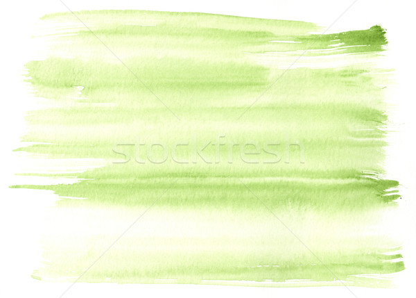 Aquarela verde áspero textura papel Foto stock © ilolab
