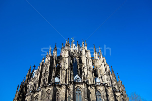 Gótico catedral ver edifício arquitetura Foto stock © ilolab