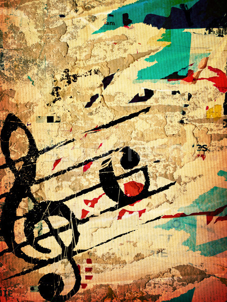 grunge melody textures  Stock photo © ilolab
