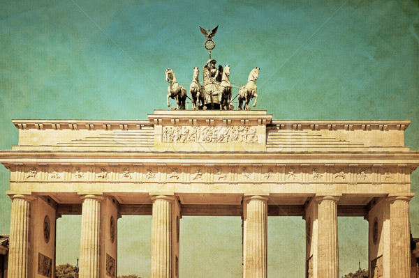 Vintage Brandenburg Gate  Stock photo © ilolab