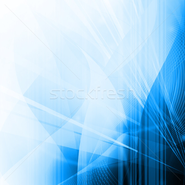 Abstract of Blue Light Rays Stock photo © ilolab