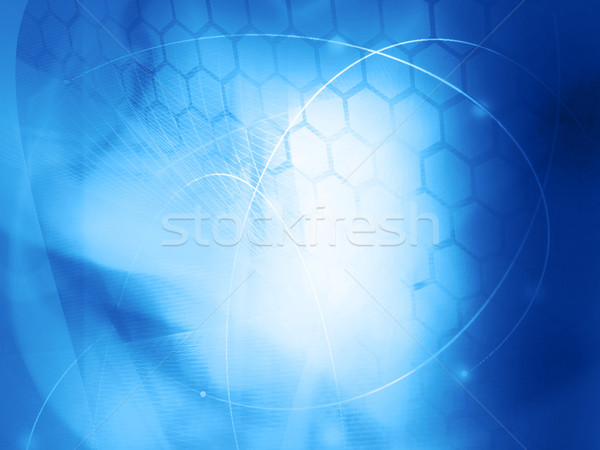 Abstrakten cool Wellen Licht Hintergrund Raum Stock foto © ilolab