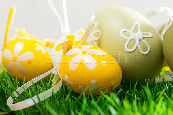 Colorful chocolate easter eggs  Stock photo © ilolab