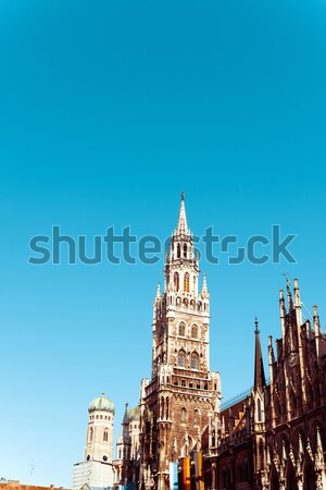 Stock photo: Traditional street view of marienplatz in Munich, Germany
