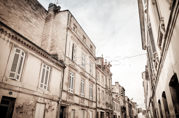 Stockfoto: Uitzicht · op · straat · oude · binnenstad · straat · stad