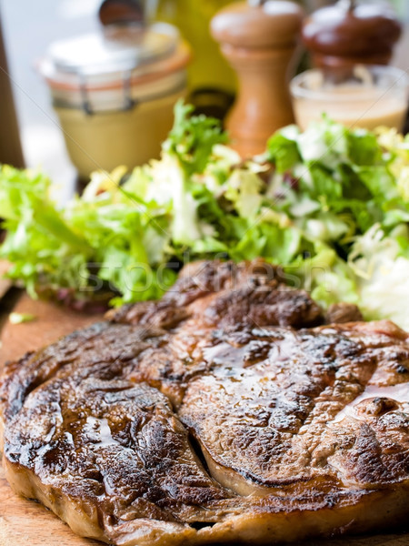 Stock photo: Grilled steak