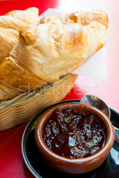 fresh croissant Stock photo © ilolab
