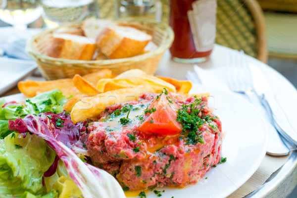 tasty Steak tartare  Stock photo © ilolab