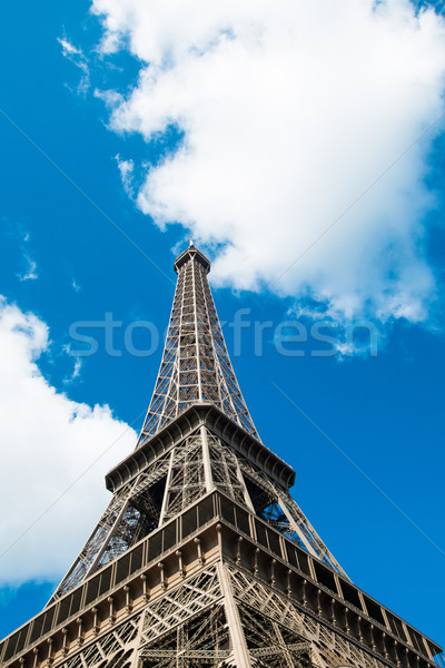 Turnul Eiffel la doamna fier turn simbol Imagine de stoc © ilolab