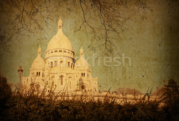 Париж Франция пространстве текста изображение синий Сток-фото © ilolab